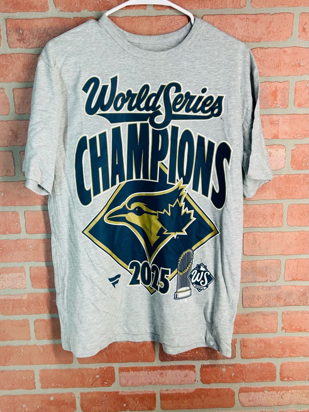 Fanatics Heather Gray Logo Tee - Gray
